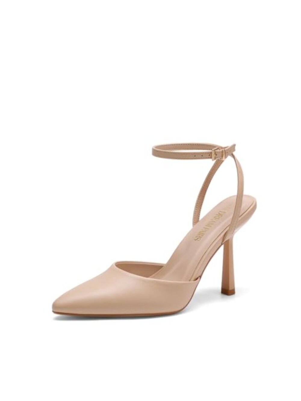 DREAM PAIRS Women's High Heels Pointed Toe Ankle Strap Stiletto Pump Dress Shoes